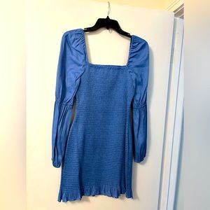 Blue smock Dress